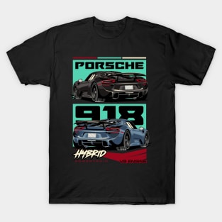 Retro Porsche 918 T-Shirt